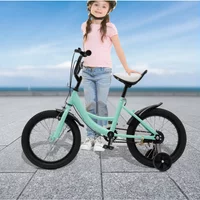 AliExpress NONE 16'' Children's Bike from 5-8 Children Bicycle for Boys and Girls, Adjustable Height with Auxiliary Wheel, Double Braking System