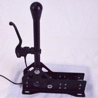 Sim Racing Game PC USB 4MM Thickened Sequential Gear Shifter For Logitech G29/G27/G25 Thrustmaster T300RS/GT for FANATEC MOZA