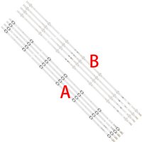 LED backlight strip(4) for Panasonic TX-43E302B TX-43E303E TOSHIBA 43L3863DB 43L3863DG 43L3753DB 43L3653DB 43L1753DB 43L1754DB