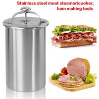 Stainless Steel Meat Press Deli Ham Maker Adjustable Mold Homemade Sausage Kitchen Cooking Tool for Family Events