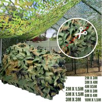 Woodland Camouflage Netting Bulk Roll Burlap Tarp Camo Sunshade Net for Camping Hunting Blind Military Theme Birthday Party
