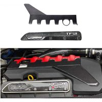 For Audi RS3 S3 RSQ3 TTRS 2.5T 2018-2024 TFSI Real Dry Carbon Fiber Intake Manifold Bodykit Engine Hood Bay Bonnet Cover Trim