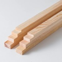 2Pcs 3/5/7/10 Ceramic Clay Board Guide Pine Wood Strip Wooden Ruler Ceramic Tool Rolling Clay Cutting Wood Guide Rail