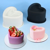 Flower Shape Silicone Baking Moulds Heart Shape Star Shape Mousse Cake Mold High-Quality Material Fondant Mold Cake Dessert Mold