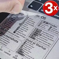 Reference Keyboard Shortcut Sticker Adhesive for PC Laptop Desktop Shortcut Stickers for Apple Mac Chromebook Window Photoshop