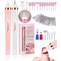 Electric Nail Drill Machine Portable Electric Nail File Rechargeable 20000RPM Nail Drill Pedicure Polishing Tools for Home