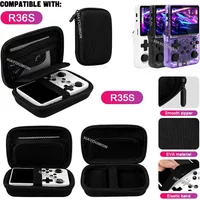 For R36S R35S Game Console Storage Bag EVA Hard Portable Protective Case Scratch-resistant Anti-fall Protector Game Accessories