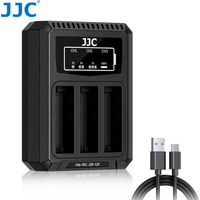 JJC DB-120 Battery Charger BJ-12 for Ricoh GR IV GRIV GR4 GR IV HDF GR IV Monochrome Camera Ricoh DB-120 USB C Battery Charger
