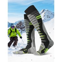 AliExpress GTUBIKE 1 Pair Merino Wool Winter Men Warm Ski Socks Thicker Sports Snowboard Cycling Soccer Socks High Elastic Thermal Socks