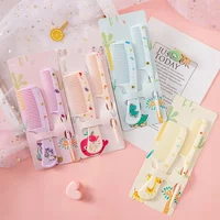 2pcs Hairdressing Comb Anti-static Pointed Tail Combs for Girls Children Cute Strawberry Fruit Women Hair Comb Styling Tool