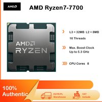 AMD Ryzen 7 7700 R7 7700 4.5 GHz 8-rdzeniowy 16-gwinowy procesor CPU 5nm L3 = 32M gniazdo AM5 uszczelnione bez chłodnicy