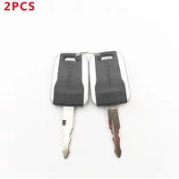 2 PCS F900 Key For Deawoo Doosan Bobcat Terex Excavator Heavy Equipment Ignition Start Switch Door Lock Fit E80