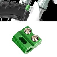 Motorcycle CNC Aluminum Brake Line Front Hose Cable Clamp For Kawasaki KX65 KX80 KX85 KX100 KX125 KX250 KX250F KX250 450F/X KLX