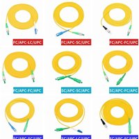 FC LC SC APC To SC LC UPC Fiber Jumper Optical Fiber Patch Cable Cord Single Mode 9/125 652D Cable 1-50m