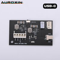 Black USB-C 12V3A Power Supply Board PSU Replacement For SEGA Saturn Game Console