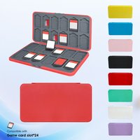 Suitable for Switch1/2 Lite/OLED game card storage box, can hold 24 game cards