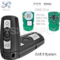 For BMW CAS3 System Z4 3 5 Series E60 E61 E70 E87 X5 X6 E71 E72 Smart Keyless Remote Key ID46 315/433/868/315LPMHz