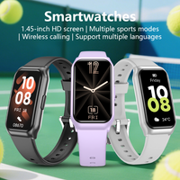 IYTSFT New Sports Smart Band 1.45'' HD Screen Bluetooth Call Ultra-Lightweight Design Fitness Tracker Health Monitor Smart Band