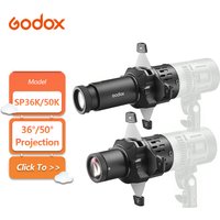 Godox 36° 50° Projection SP36K SP50K for Bowens Mount Flash Speedlite Godox MS60 RS60 Series LED Videl Light Accessories