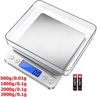 Digital Food Scale with Gram and Ounce Kitchen Scale with Tray Portable Mini Digital Scale 6 Measure Modes with LCD Display Y223