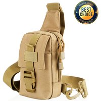 Tactical Chest Bag 1000D Riding Shoulder Bag Outdoor Crossbody Bags Climbing Sport Camping Hiking Travel Chest Bag