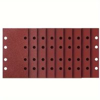 Self-adhesive sandpaper sheet for pneumatic sander, rectangular Velcro sandpaper, 185x93mm - 60-1000 size sandpaper mixed bag