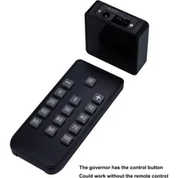 4Pin 4-wire Fan PWM Speed Controller Digital Remote Control DC Power 24V 12V 5V Controller PD QC Fast Charging USB Type C
