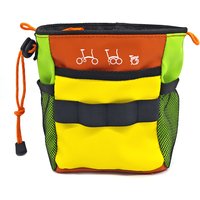 AliExpress NONE Bike Bag for Brompton Yellow Orange Green Multi-color Bag Front And Rear Multi Position Installation Bag Portable Storage Bag