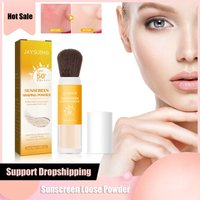 Sunscreen Loose Powder Sunblock Skin Protective Invisible Pore Solar Blocker Lasting Oil Control Light Waterproof Setting Powder