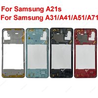 Middle Frame For Samsung Galaxy A21S A217 A217F A31 A41 A51 A71 A315 A415 A515 A515 A715 Housing Center Cover With Side Button