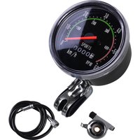 AliExpress Wired Speedometer Aluminum Alloy Bicycle Computer Mechanical Classic Retro Cycling Odometer Stopwatch Bike Cycling Accessories