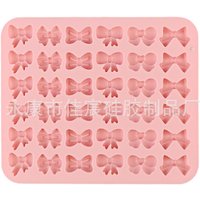 Kawaii Bow Shaped Ice Cubes Soft Candy Molds Chocolate Baking Silicone Furniture Cute Women Accessories Wholesale Children Toys