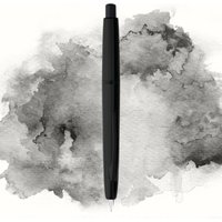 MAJOHN A2 Press Resin Fountain Pen Retractable EF Nib with Converter Silver/black Clip Office School Writing Gift Pen