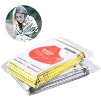 Emergency Blanket Outdoor Survival Rescue First Aid Foil Thermal Blanket Hypothermia Windproof Multi-use For Explore Camping