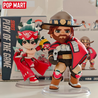 POP MART Genuine Overwatch PLAY OF THE GAME Series Blind Box Toy PVC Collectible Game Figurines Desktop Ornaments Model Girl Toy