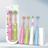2 -piece box of high-quality, lightweight, soft-bristled toothbrushes with a luxurious design for home use, suitable for couples