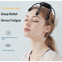 Electric Scalp Massager with 3 Modes, 360 Degree Head Massager, Cordless Portable Head Scratcher for Stress Relax
