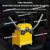 Rolling 360 Degrees Hydraulic Pipe Bender Electric Bending Machine 76B All-Inclusive.Bendable Round Tube and Square Tube Bending