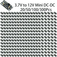 20/50/100/300Pcs Mini 3.7V to12V DC-DC Boost Module Multi-Output 5V/8V/9V/12V Adjustable Lithium Battery Step-Up Power Converter