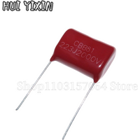 20PCS 223J2000V 0.022uF 2000V 2KV CBB 223 22NF 223J 2000V CBB81 Polypropylene Film Capacitor Pitch 20mm