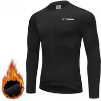 AliExpress X-TIGER Thermal Winter Cycling Jackets MTB Bike Coat Bicycle Coat Long Sleeve Clothing Fleece Cycling Jerseys Ciclismo Unisex