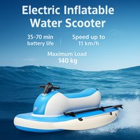 Thick PVC Remote Control Electric Motorized Inflatable Jet Ski Boat Water Floating Motor Boat With Electric Underwater Scooter