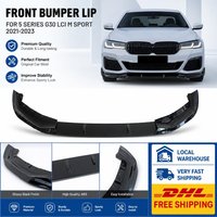 Frontstoßstangen-Spoilerlippe für BMW 5er Serie G30 LCI M Sport 2021-2023 Spoiler Splitter Diffusor Stoßstangen-Tuning Bodykit