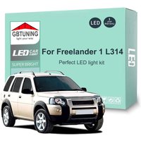 12Pcs Car Accessories For Land Rover Freelander 1 L314 1997-2006 Canbus Vehicle Indoor Reading Trunk LED Interior Light Bulb Kit