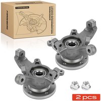 Frankberg 2x Stub Axle Wheel Bearing housing Complete front right left for Renault Master II JD 4417994 4403022 8200807882