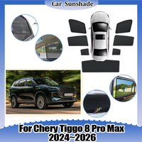 For Chery Tiggo 8 Pro Max 2024 2025 2026 Sun Viso Window Mesh UV Protection Privacy Curtains Cover Car Shading Accessories
