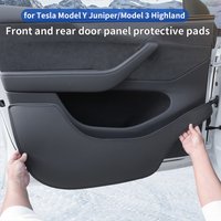 For Tesla Model Y Juniper/Model 3 Highland/Model YL door kick pad, front and rear door panel protection pad, 4-piece set