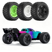 4pcs RC Wheels Tire Set 90*45mm with 12mm Hex for ARRMA 1/16 Mini Kraton 3S BLX RC Truck Upgrade Parts Accessories