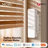 MOES Tuya Zigbee rolety łańcuchowe inteligentna elektryczna zasłona zasłonowa silnik napędowy bateria litowa kontrola aplikacji z Alexa GoogleHome
