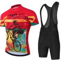 AliExpress NONE Bicycle Pants Team Set Men's Cycling Jersey Man Sports Sets for Men Clothing Mens Cycling Clothes Jacket Mountain Bike Bycicle